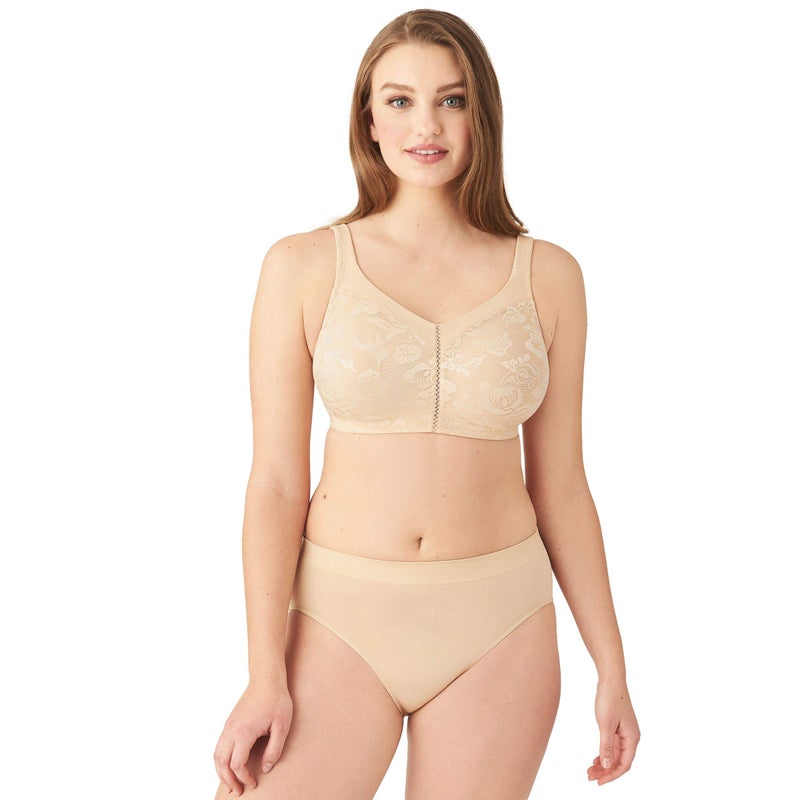 Wacoal Women's Awareness Soft Cup Bra, Naturally Nude, 40D - Image 4